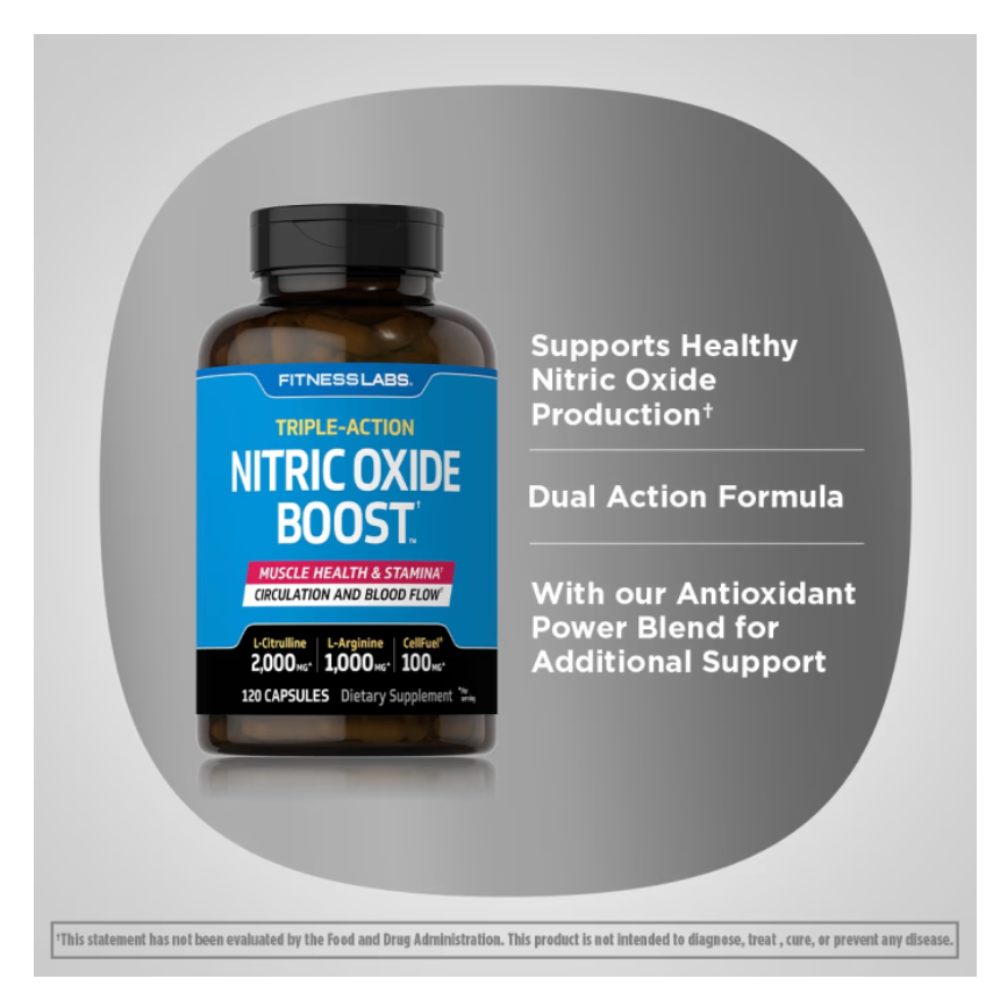 Óxido nítrico Max, 120 Cápsulas