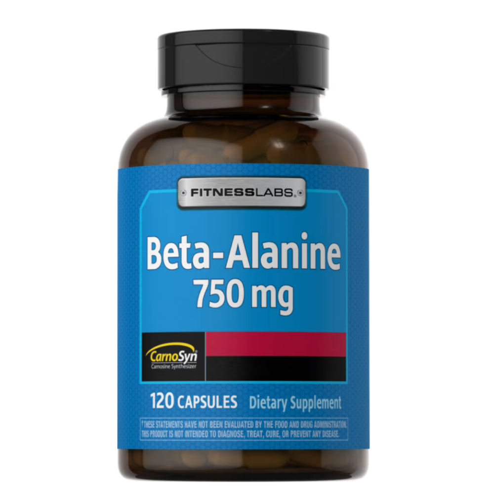 Beta-Alanina, 750 mg, 120 Cápsulas