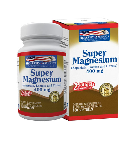 Super Magnesio 400 MG 100 Cápsulas
