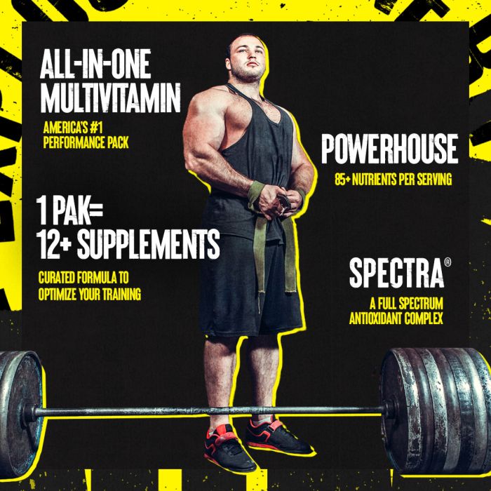 Animal Pak 44 Packs Multivitamínico Deportivo