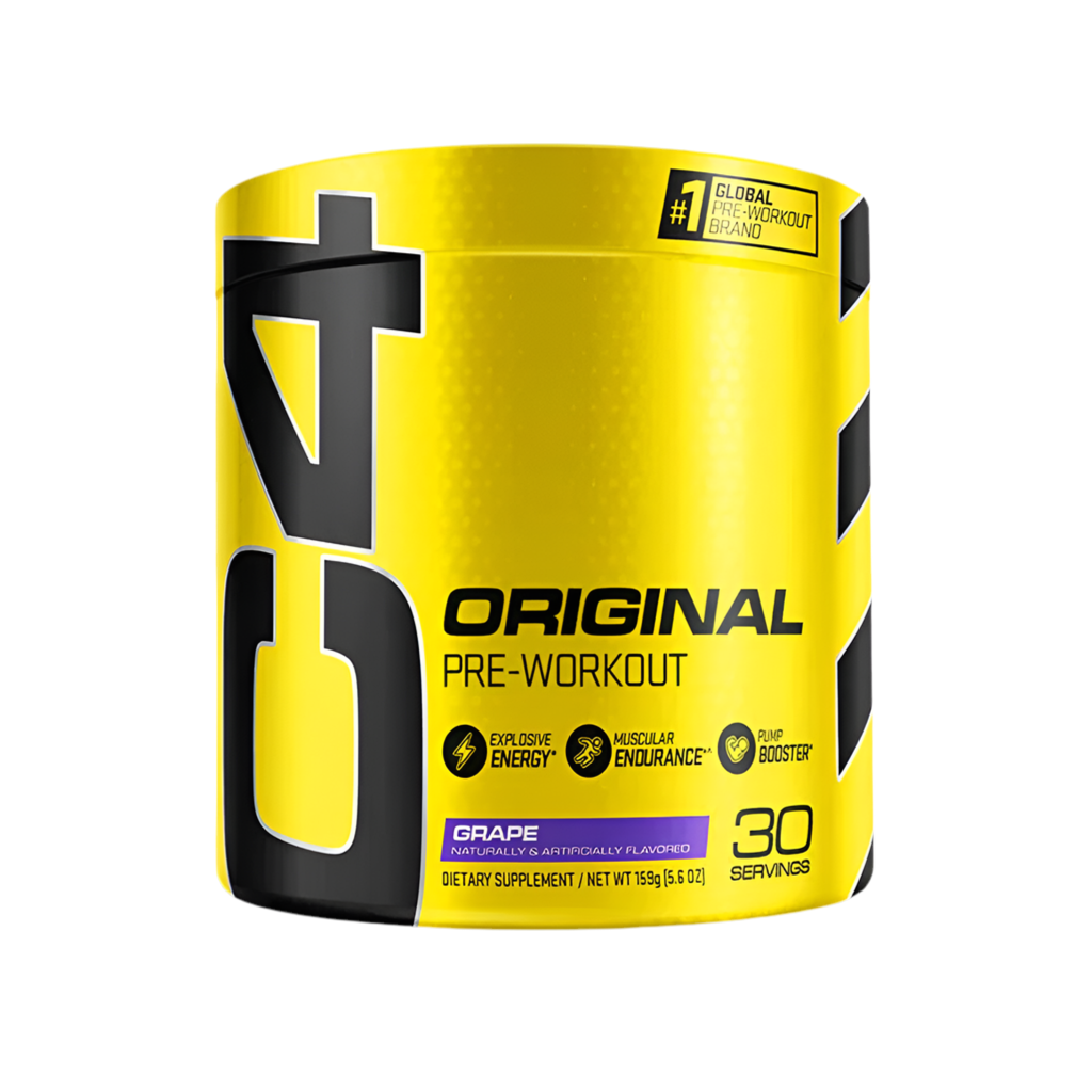 C4 Original Pre entreno 30 serv sabor uva Cellucor para energía y rendimiento en Bogotá Colombia